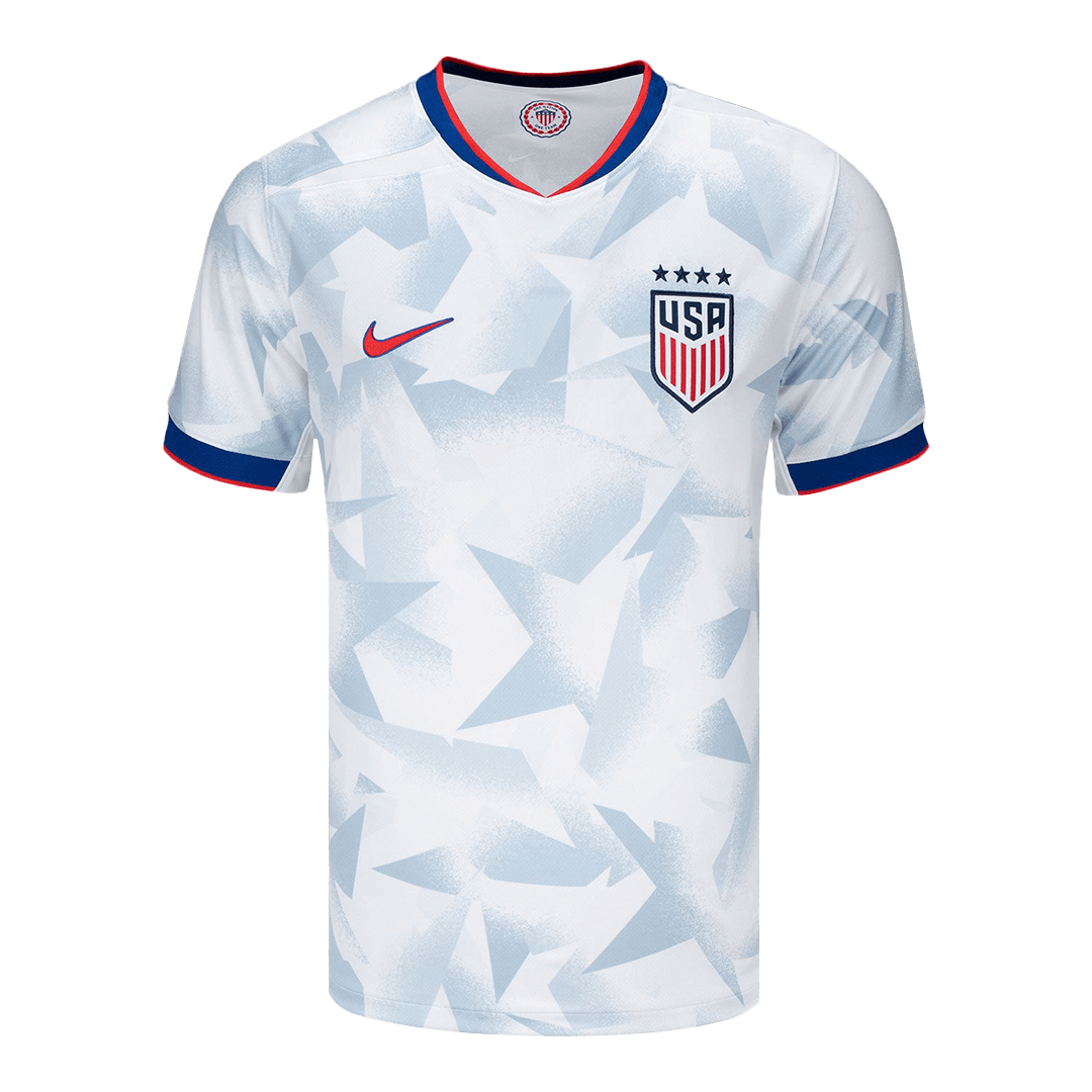 Camiseta de fútbol local de la USWNT 2025 para hombre, blanca - Equipo femenino
