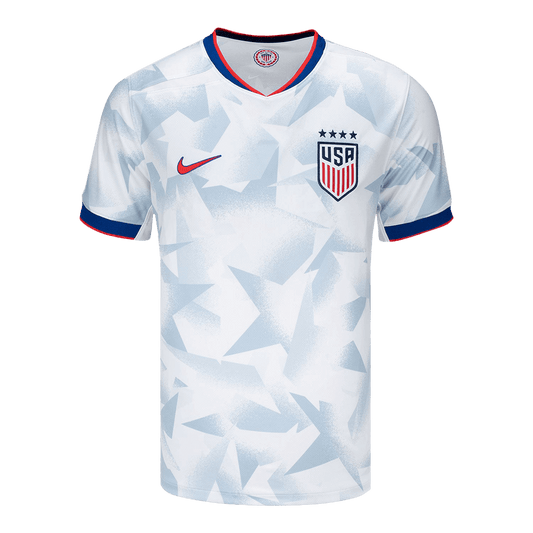 Camiseta de fútbol local de la USWNT 2025 para hombre, blanca - Equipo femenino