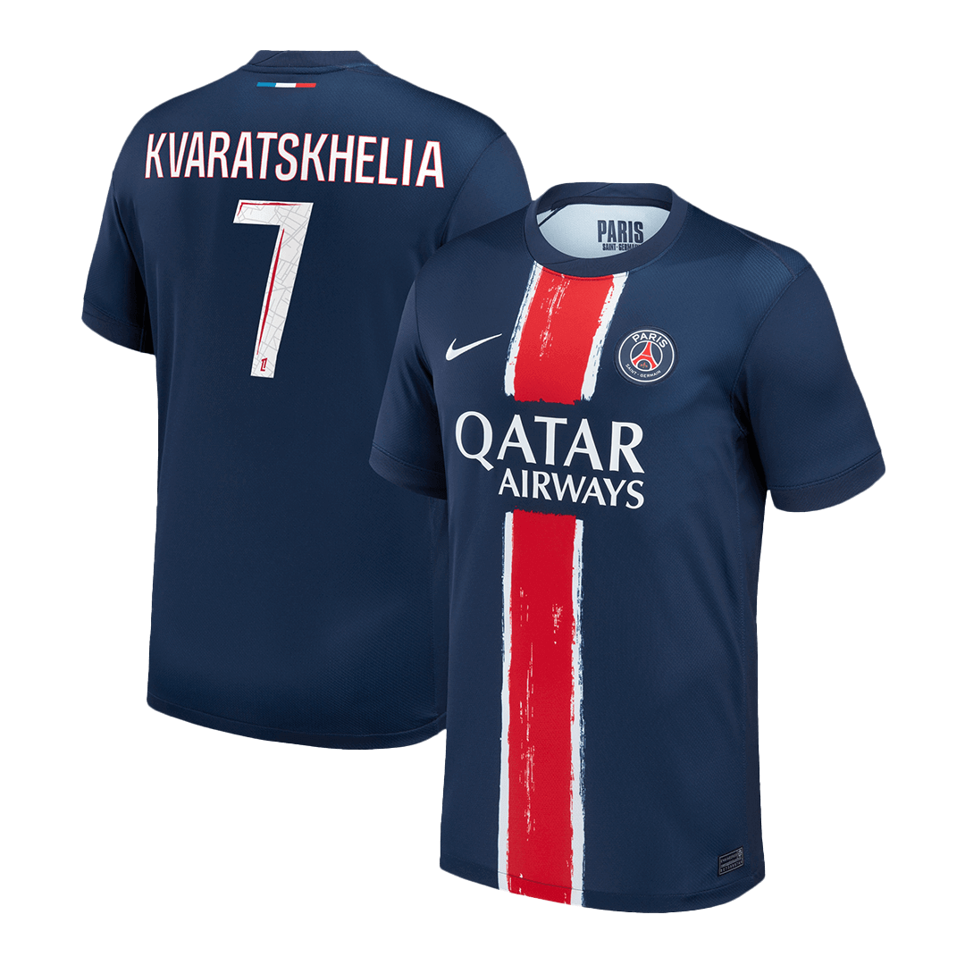 Camiseta de fútbol KVARATSKHELIA #7 PSG Primera equipación 2024/25