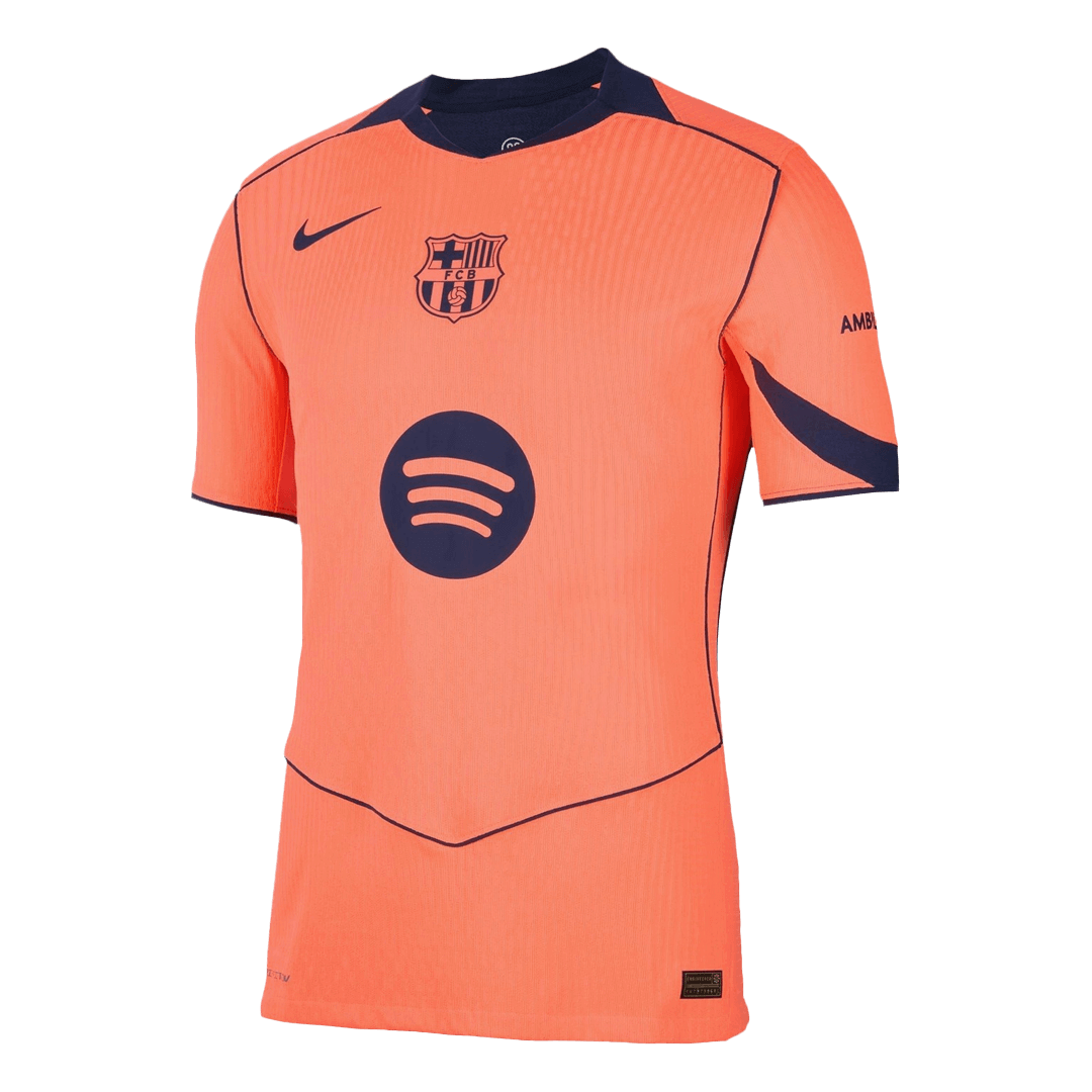 Camiseta de fútbol de visitante auténtica de F.DE JONG #21 del Barcelona 2025/26