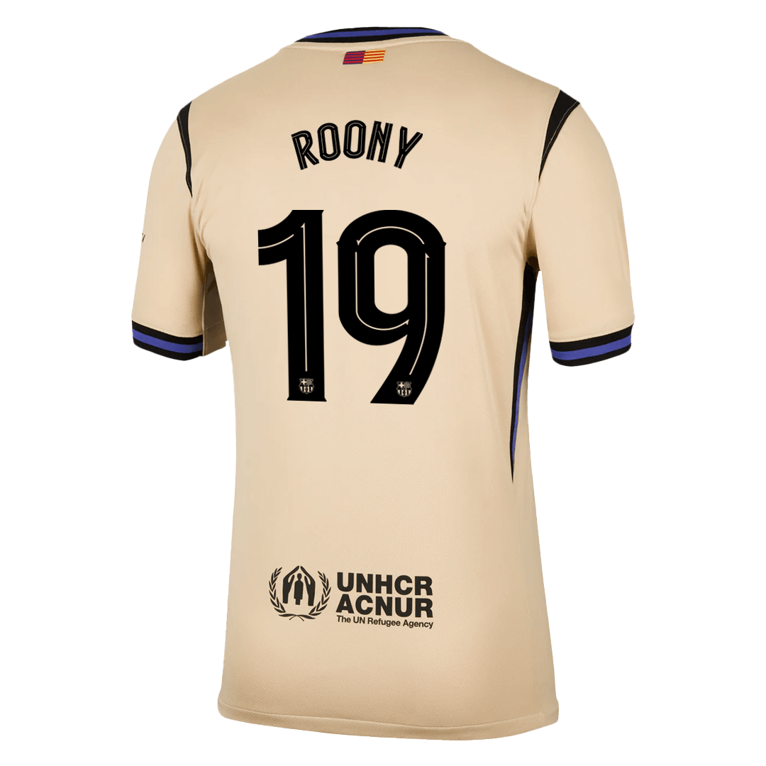 Camiseta de visitante del Barcelona ROONY #19 2025/26 —UCL