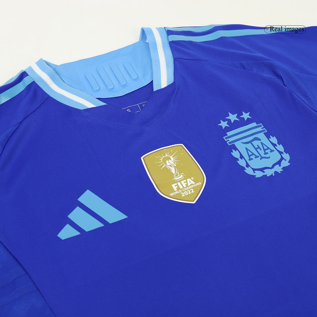 Camiseta de fútbol visitante auténtica de Argentina 2024