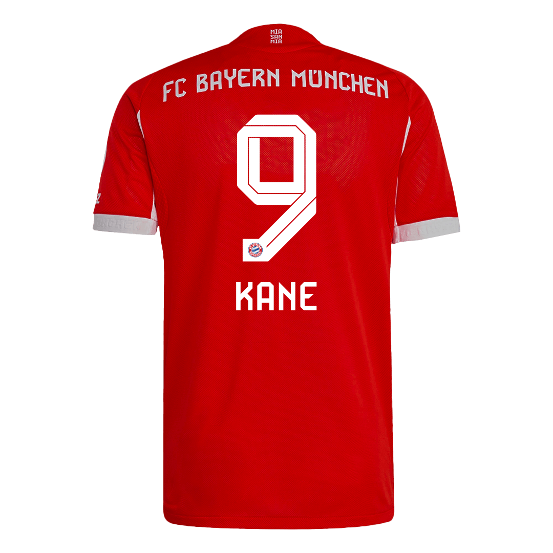 Camiseta de fútbol local auténtica KANE #9 del Bayern Múnich 2025/26, roja