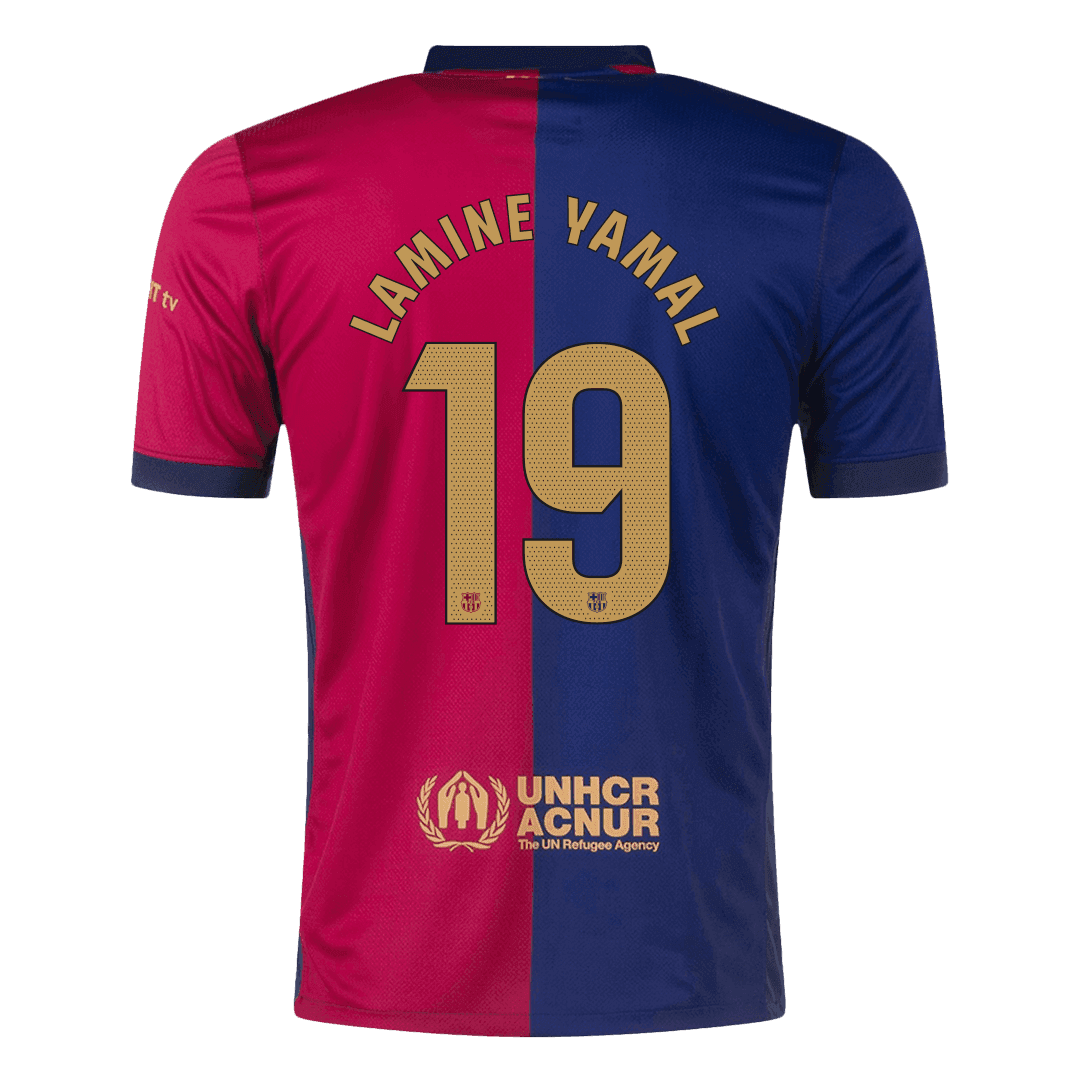 Camiseta LAMINE YAMAL #19 Barcelona Primera Equipación 2024/25