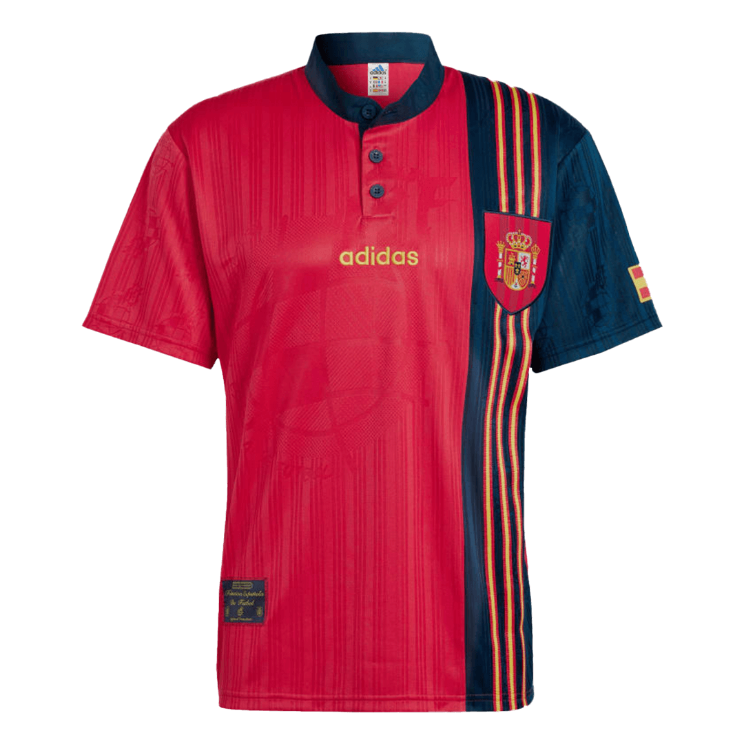 Camiseta retro de fútbol local de España de 1996
