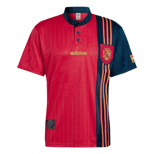 Camiseta retro de fútbol local de España de 1996
