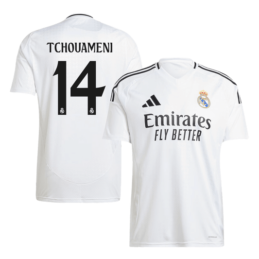 Camiseta de fútbol local del Real Madrid TCHOUAMENI #14 (grande)