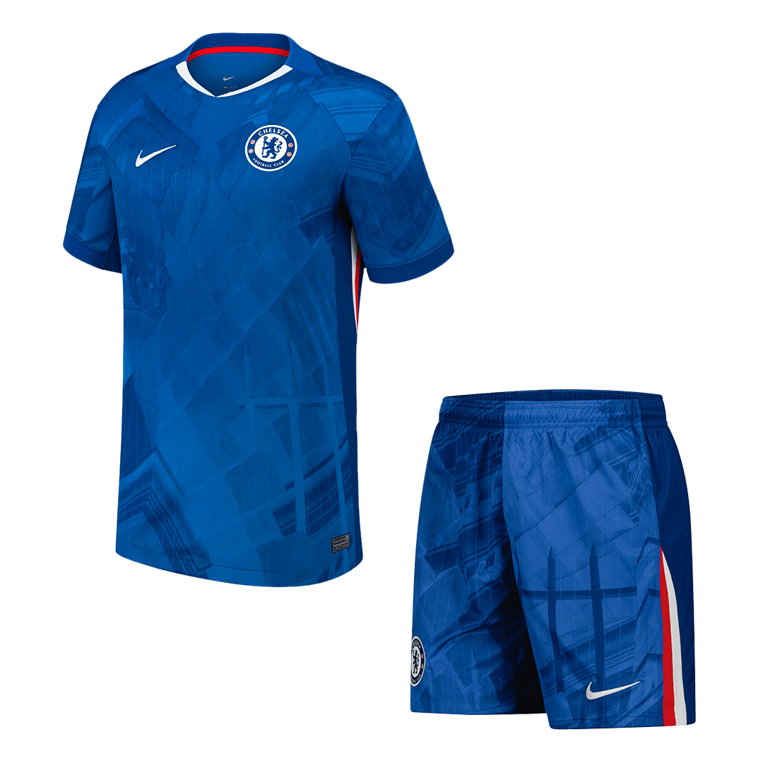Kit de fútbol local del Chelsea (Kit y pantalón corto) 2025/26 azul
