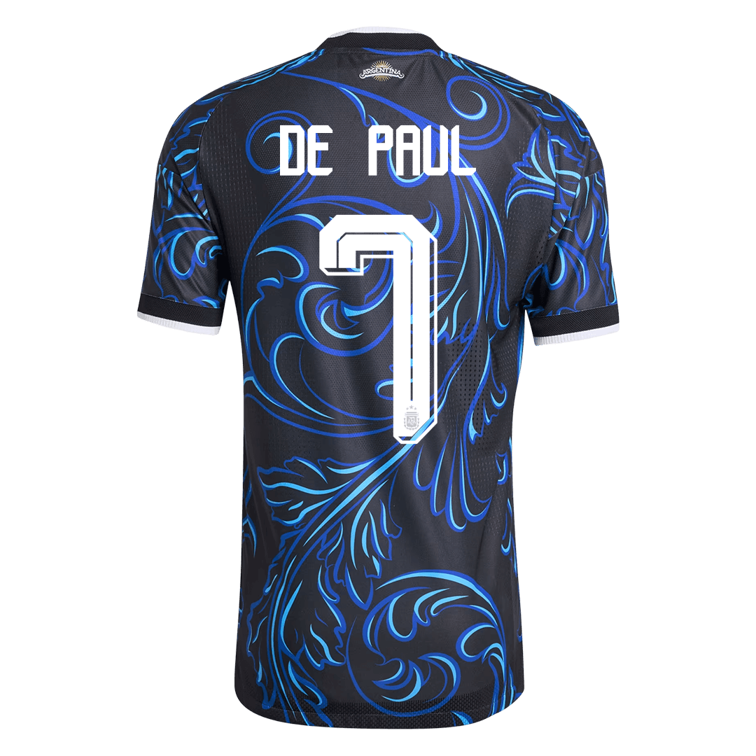 Auténtica camiseta de visitante de DE PAUL #7 Argentina 2026