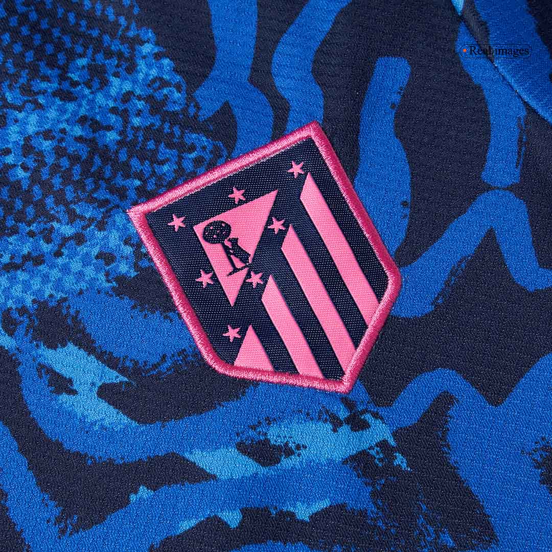 Kit de fútbol infantil de visitante del Atlético de Madrid (Kit y pantalón corto) 2024/25