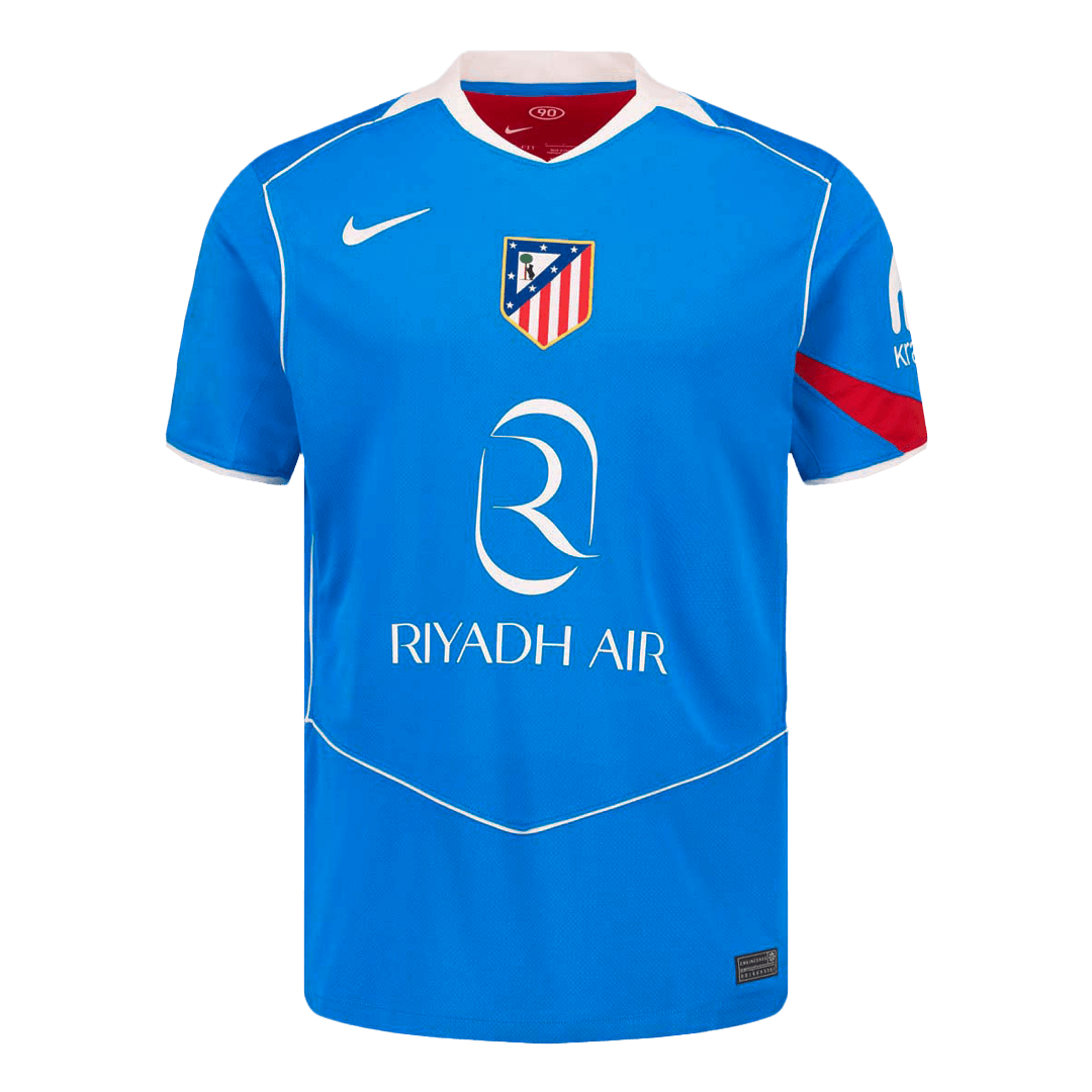 Kit de fútbol de visitante del Atlético de Madrid (Kit y pantalón corto) 2025/26