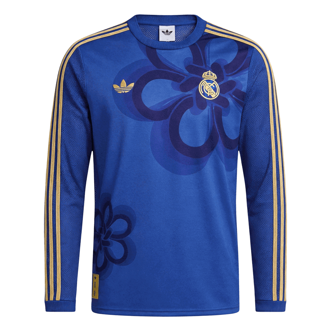 Camiseta de fútbol de manga larga del Real Madrid 2025/26