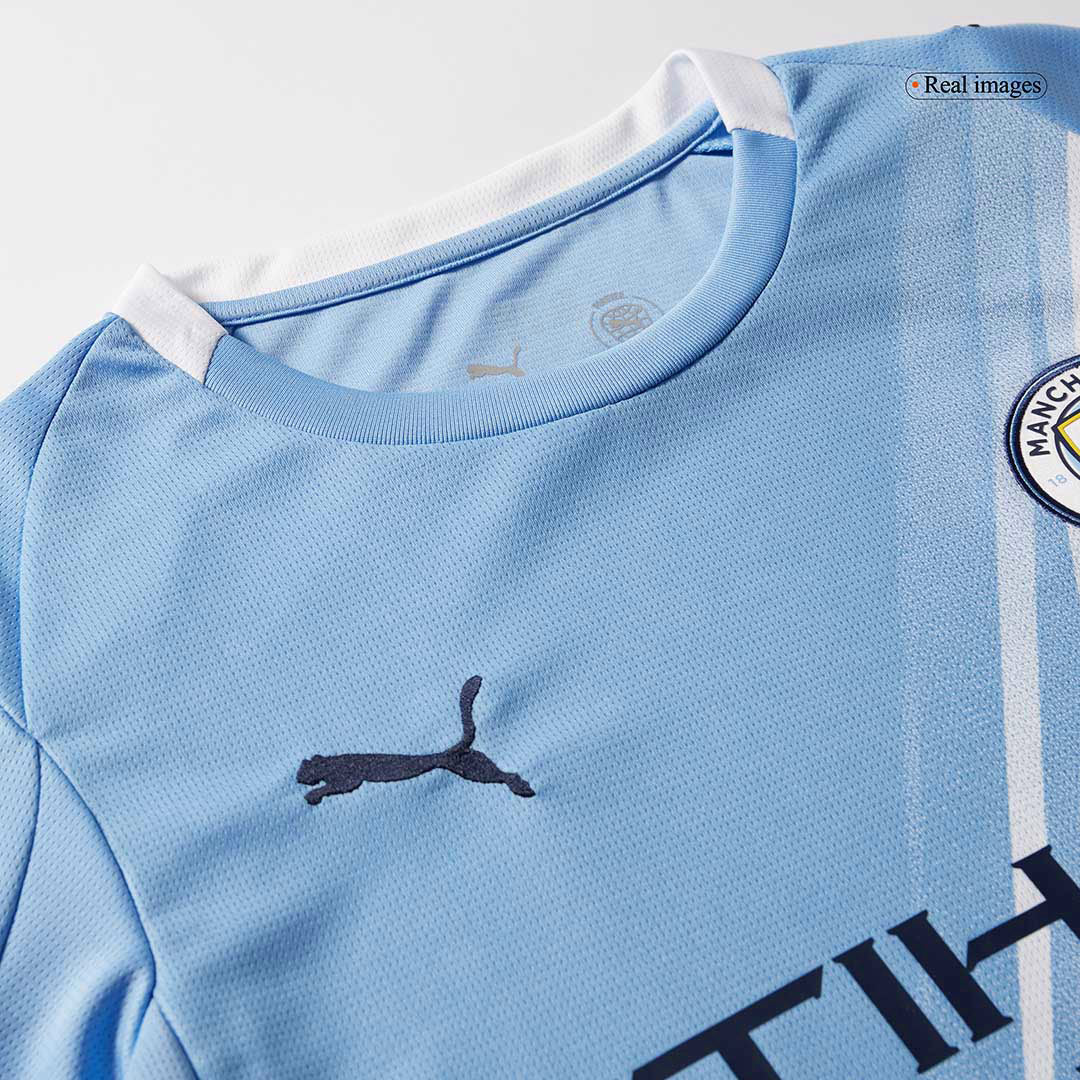 Camiseta local de fútbol RODRIGO #16 del Manchester City 2025/26 Azul - Mundial de Clubes
