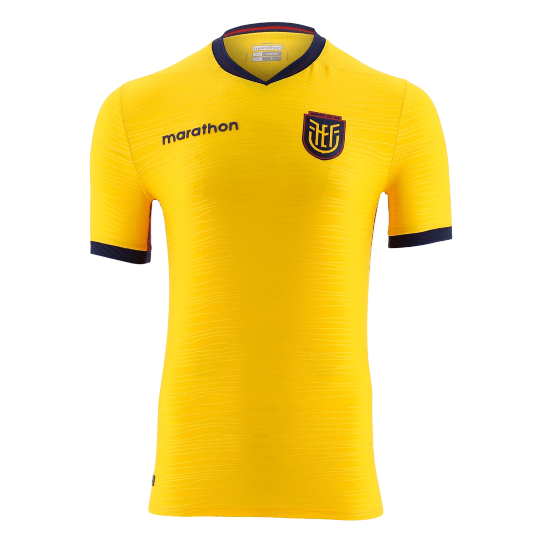 Camiseta de local de Ecuador para el Mundial 2026, color amarillo.