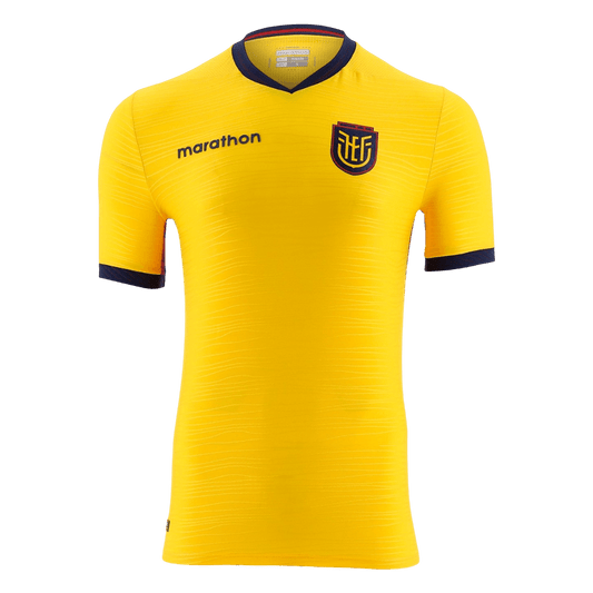 Camiseta de local de Ecuador para el Mundial 2026, color amarillo.