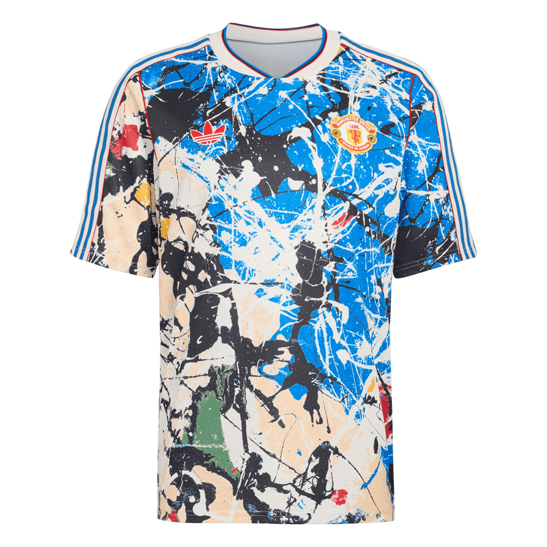 Camiseta de fútbol prepartido del Manchester United 2025/26