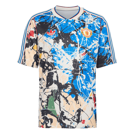 Camiseta de fútbol prepartido del Manchester United 2025/26