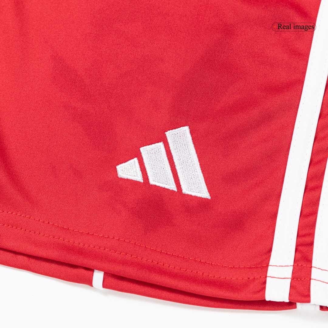 Kit de camiseta de fútbol local del Liverpool para niños (camiseta, pantalón corto y calcetines) 2025/26