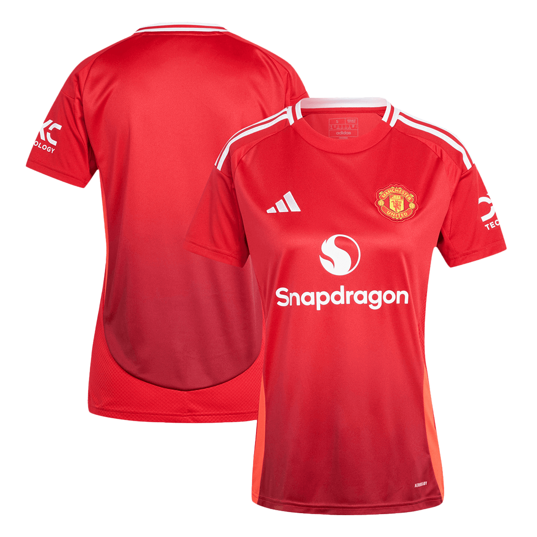 Camiseta de fútbol local del Manchester United para mujer 2024/25
