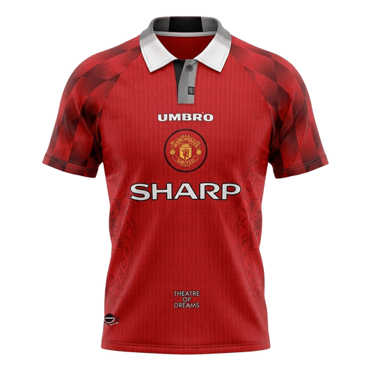Camiseta retro de fútbol local del Manchester United 1996/97