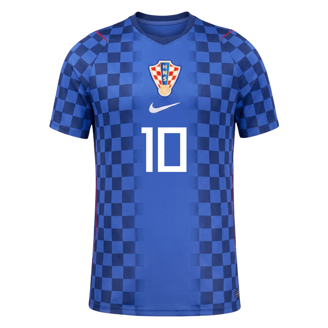 Auténtica camiseta de visitante de MODRIC #10 de Croacia 2026