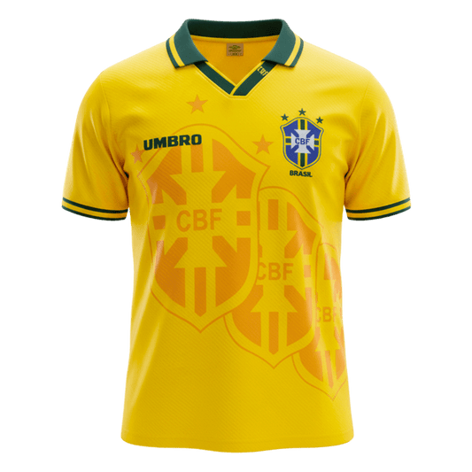 Camiseta retro de fútbol local de Brasil 1994