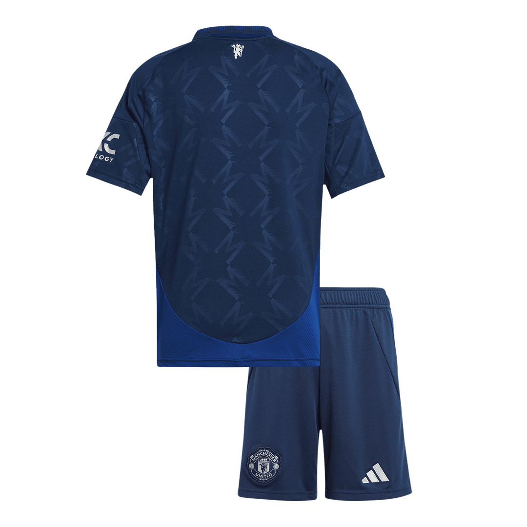 Kit de visitante del Manchester United para niño (Kit y pantalón corto) 2024/25