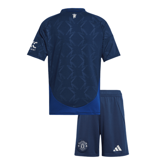 Kit de visitante del Manchester United para niño (Kit y pantalón corto) 2024/25