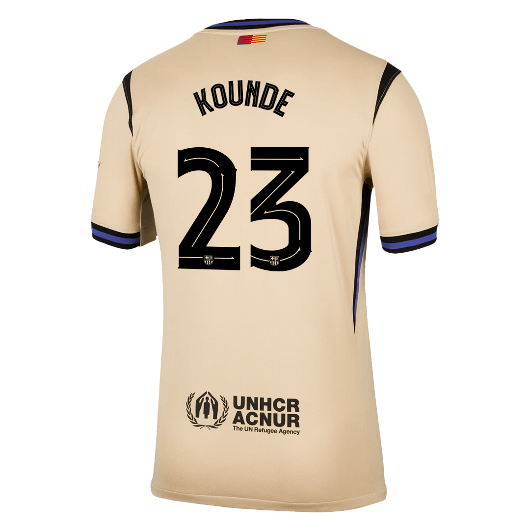 Camiseta de visitante del Barcelona KOUNDE #23 2025/26