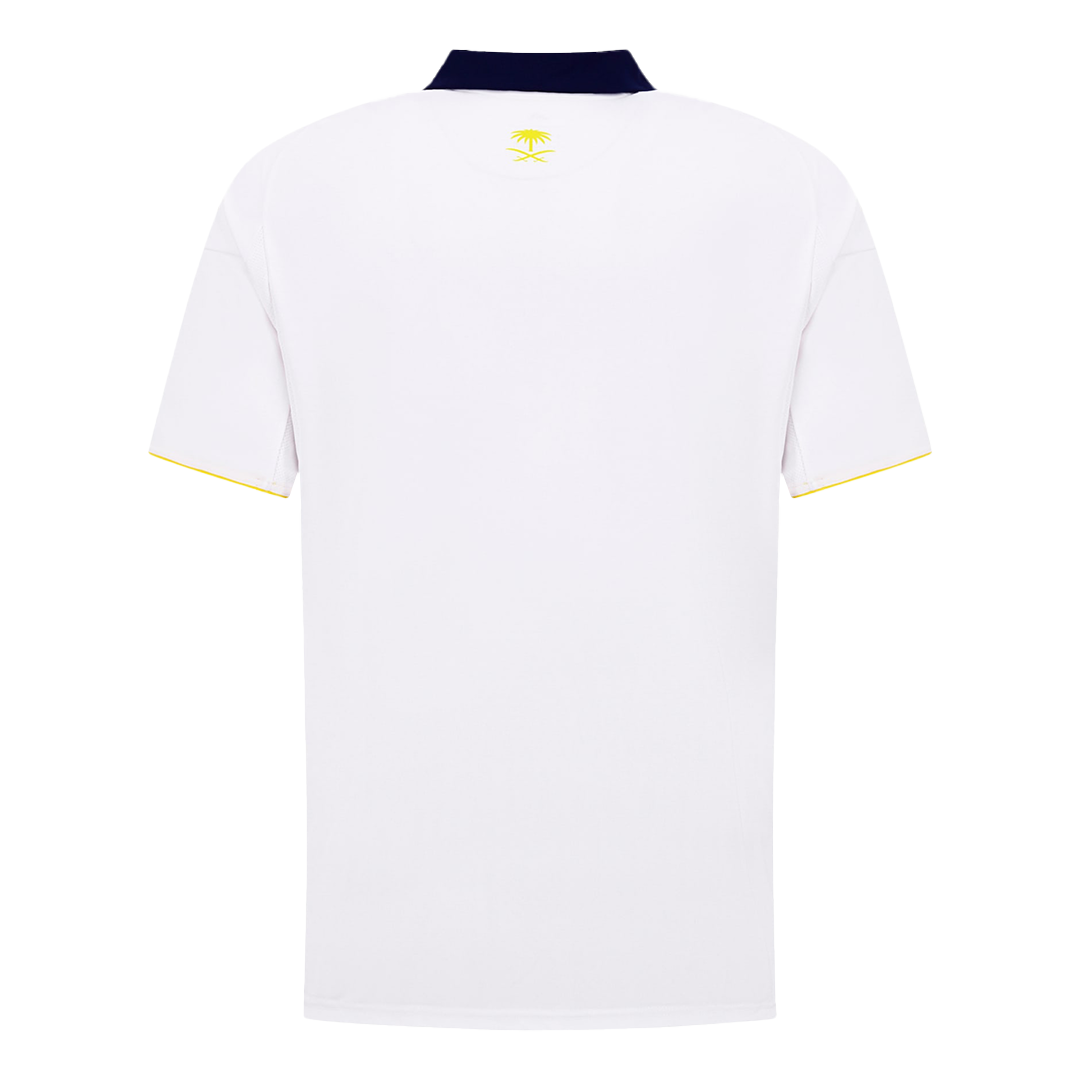 Camiseta de fútbol visitante de tercera equipación del Al Nassr 2025/26, blanca
