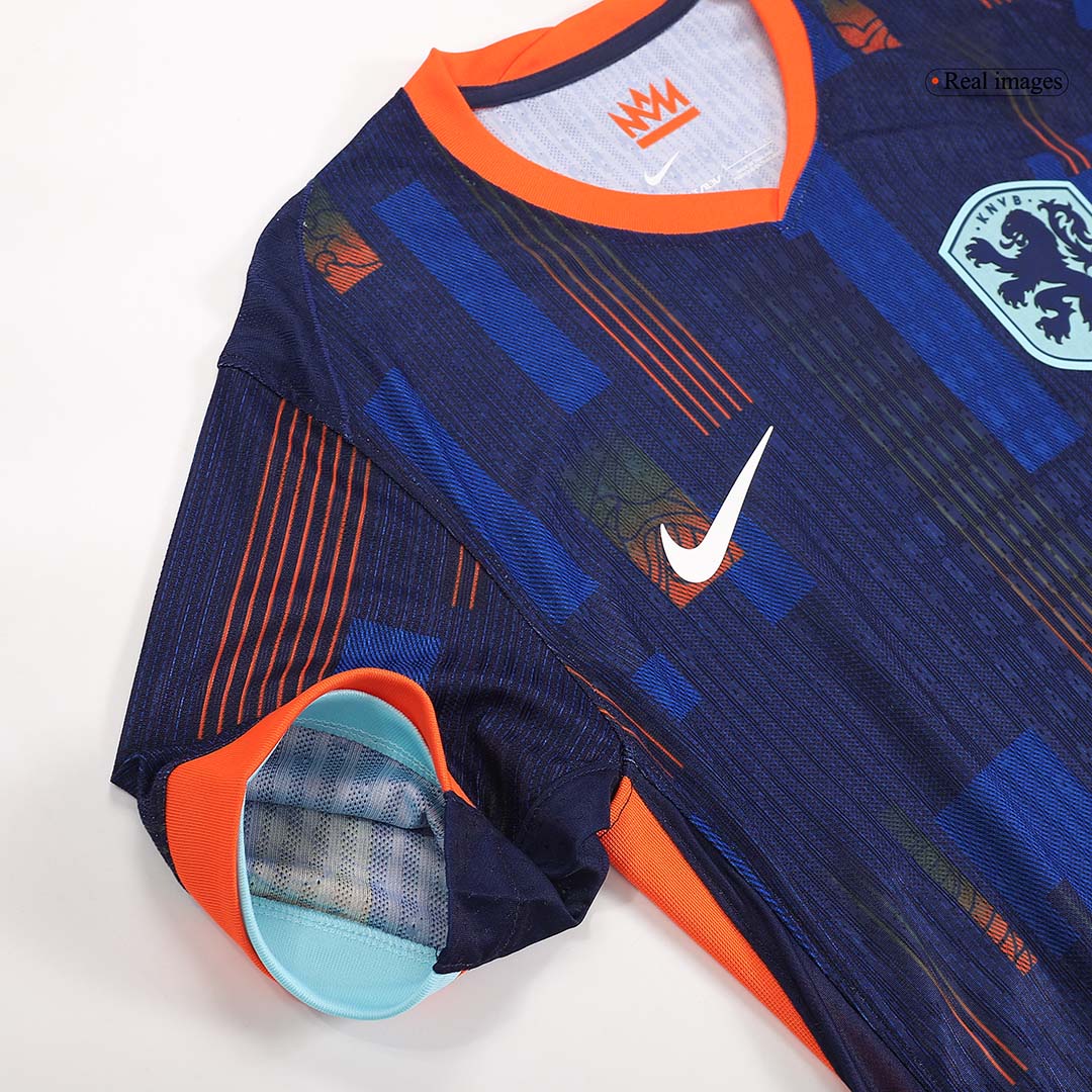 Camiseta auténtica de visitante de Holanda para la Eurocopa 2024