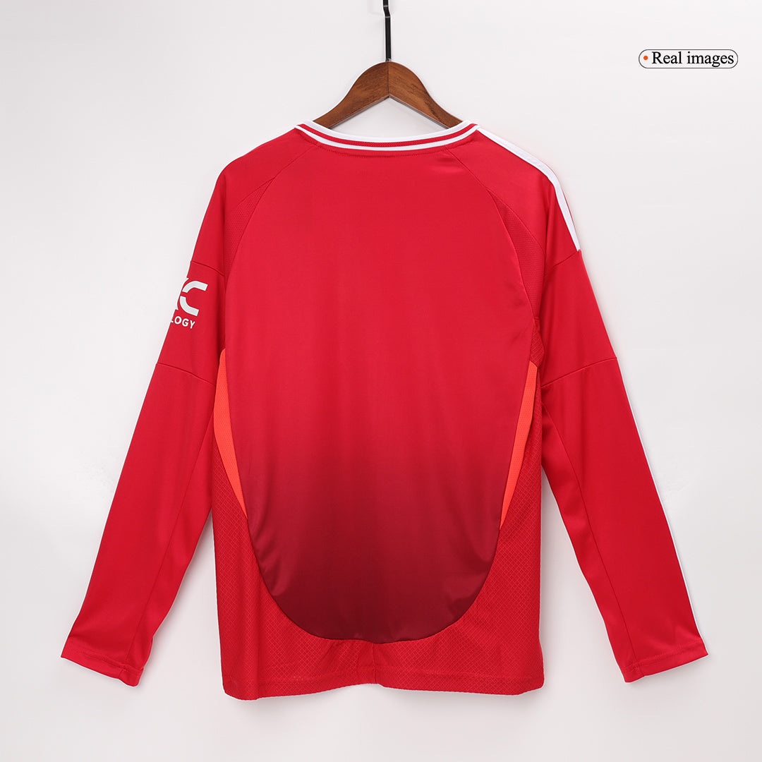 Camiseta de fútbol de manga larga del Manchester United 2024/25