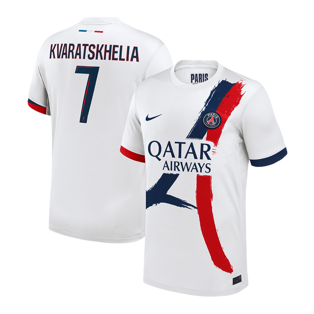 Camiseta de fútbol KVARATSKHELIA #7 PSG Segunda equipación 2024/25