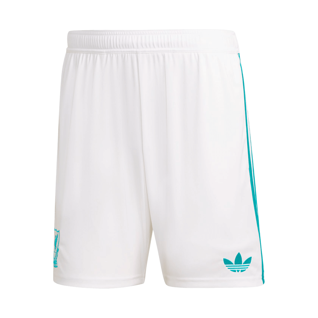 Pantalón corto de visitante de la tercera equipación del Liverpool 2025/26
