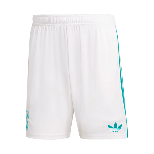 Pantalón corto de visitante de la tercera equipación del Liverpool 2025/26