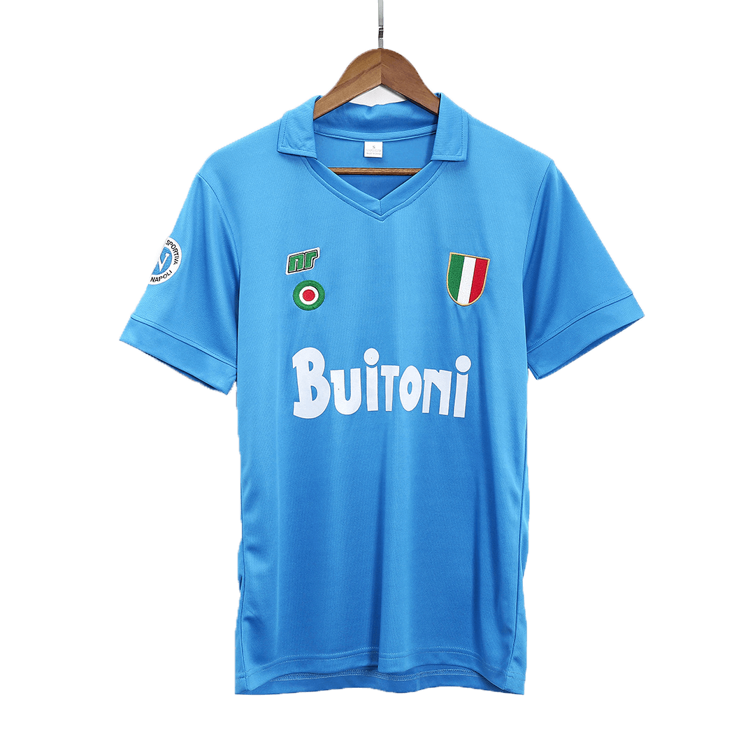 Camiseta retro de fútbol local del Napoli 1987/88