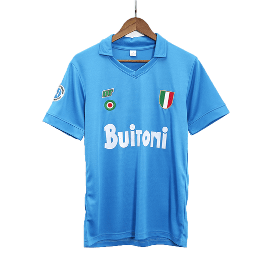 Camiseta retro de fútbol local del Napoli 1987/88