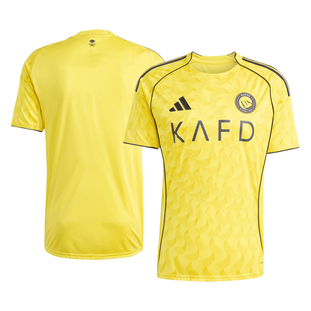 Camiseta de fútbol local del Al Nassr 2025/26 amarilla
