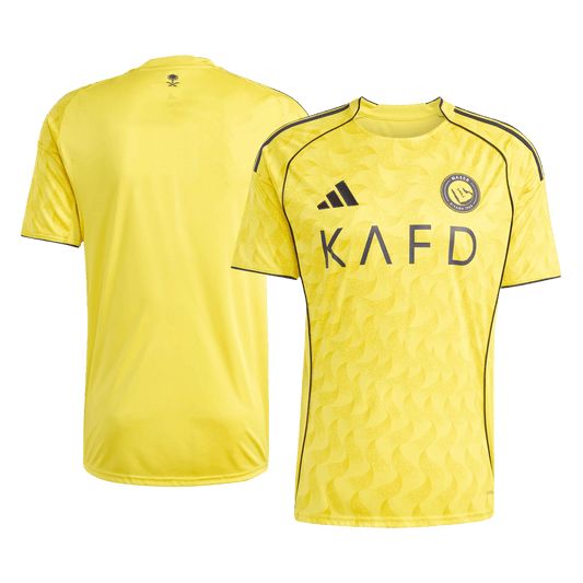 Camiseta de fútbol local del Al Nassr 2025/26 amarilla