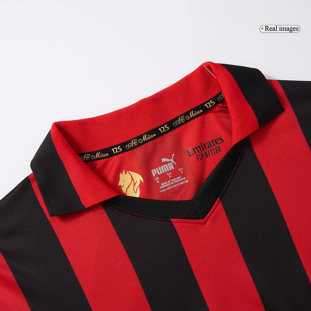 Camiseta de fútbol de manga larga del 125.º aniversario del AC Milan n.° 125 2024/25