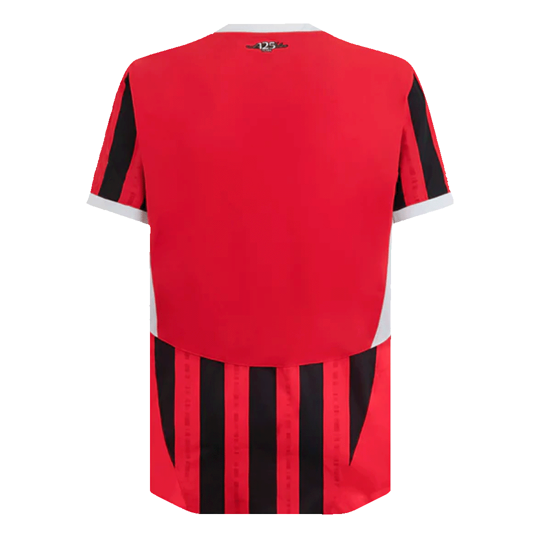 Camiseta de fútbol local auténtica del AC Milan 2024/25