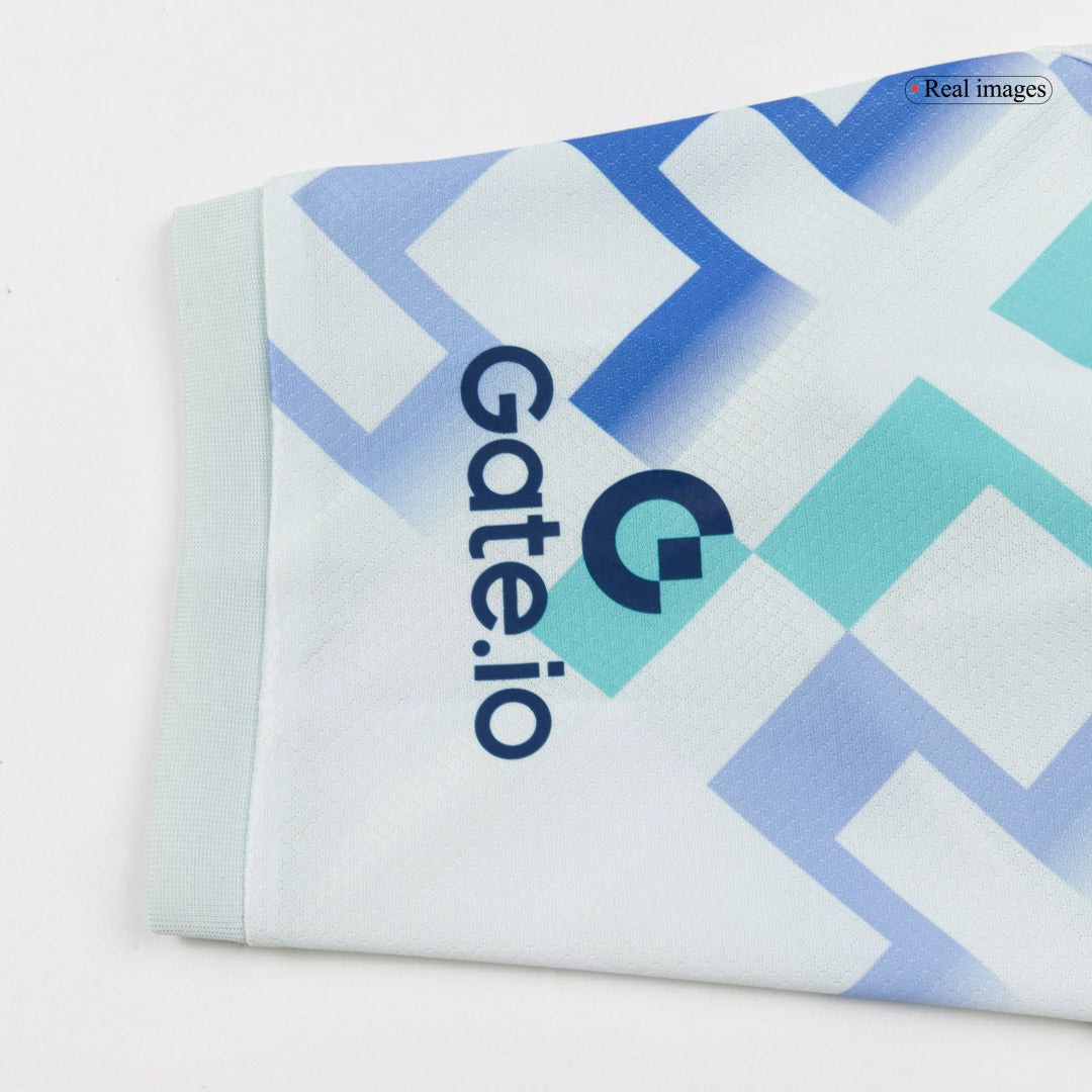 Kit de fútbol visitante del Inter de Milán para niño (camiseta y pantalón corto) 2025/26, color blanco