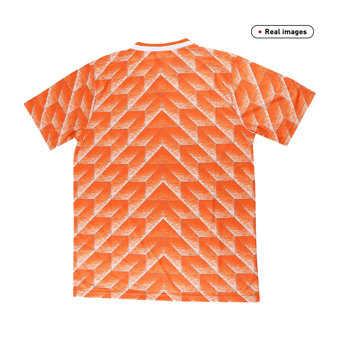 Camiseta retro de fútbol local de los Países Bajos de 1988