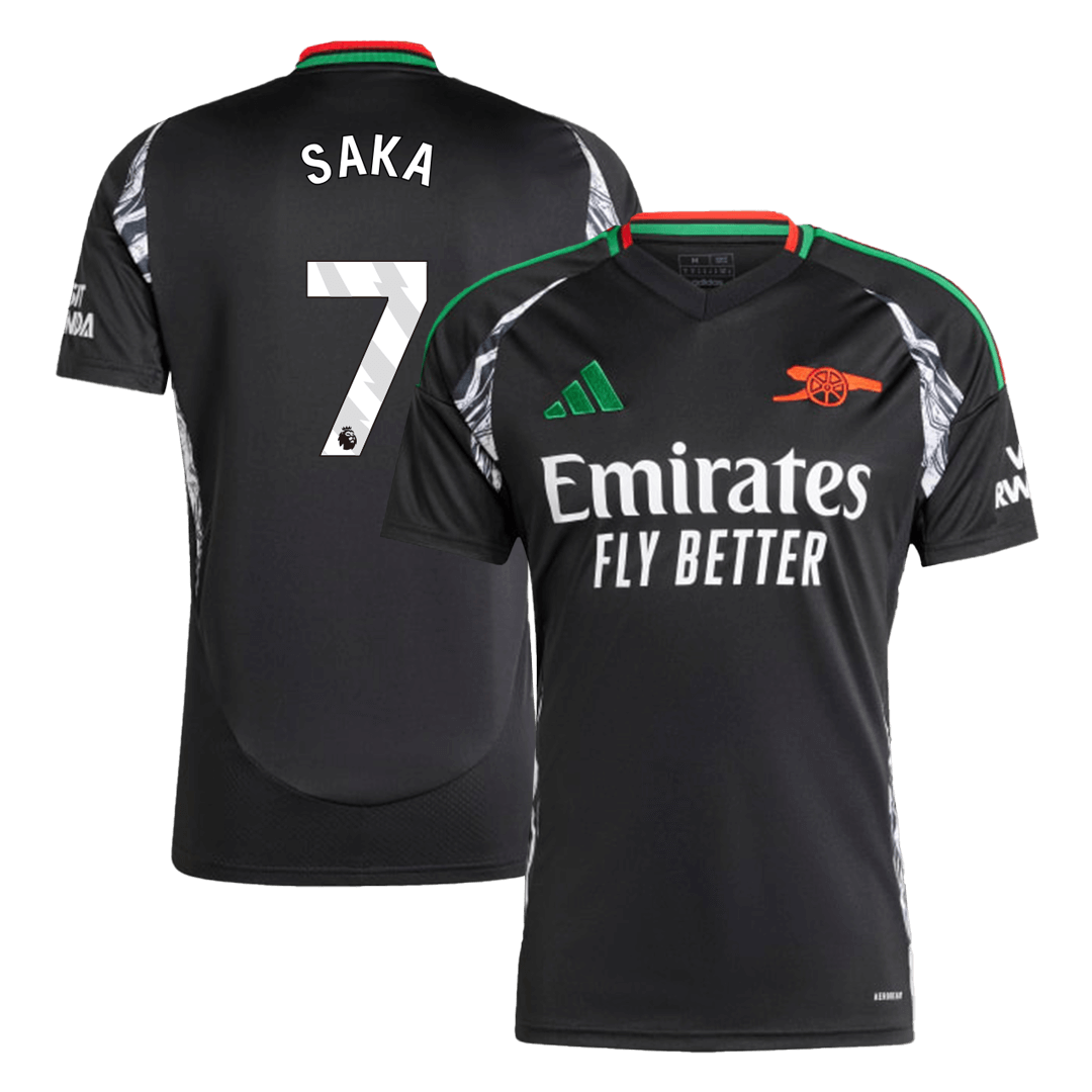 Camiseta de visitante del Arsenal SAKA #7 2024/25