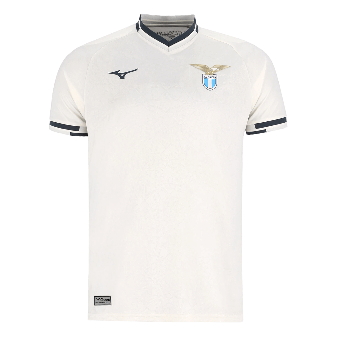 Camiseta de fútbol visitante de la Lazio 25/26 blanca