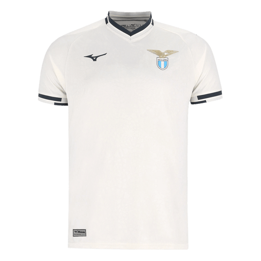 Camiseta de fútbol visitante de la Lazio 25/26 blanca