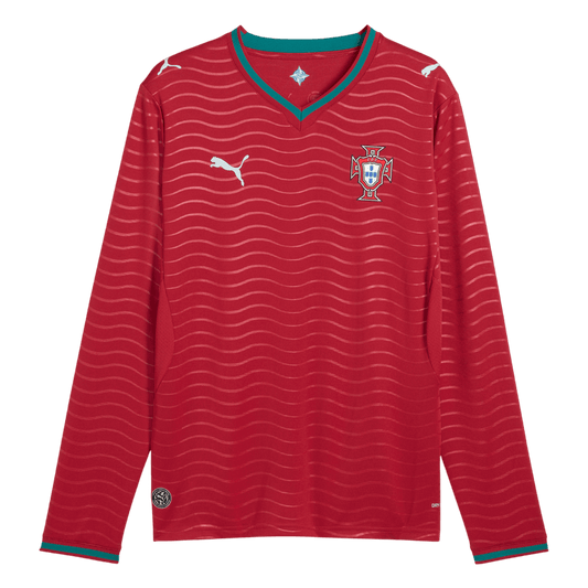 Camiseta de fútbol de manga larga de Portugal 2026
