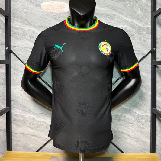 Camiseta de jugador negra de Senegal talla 26/27