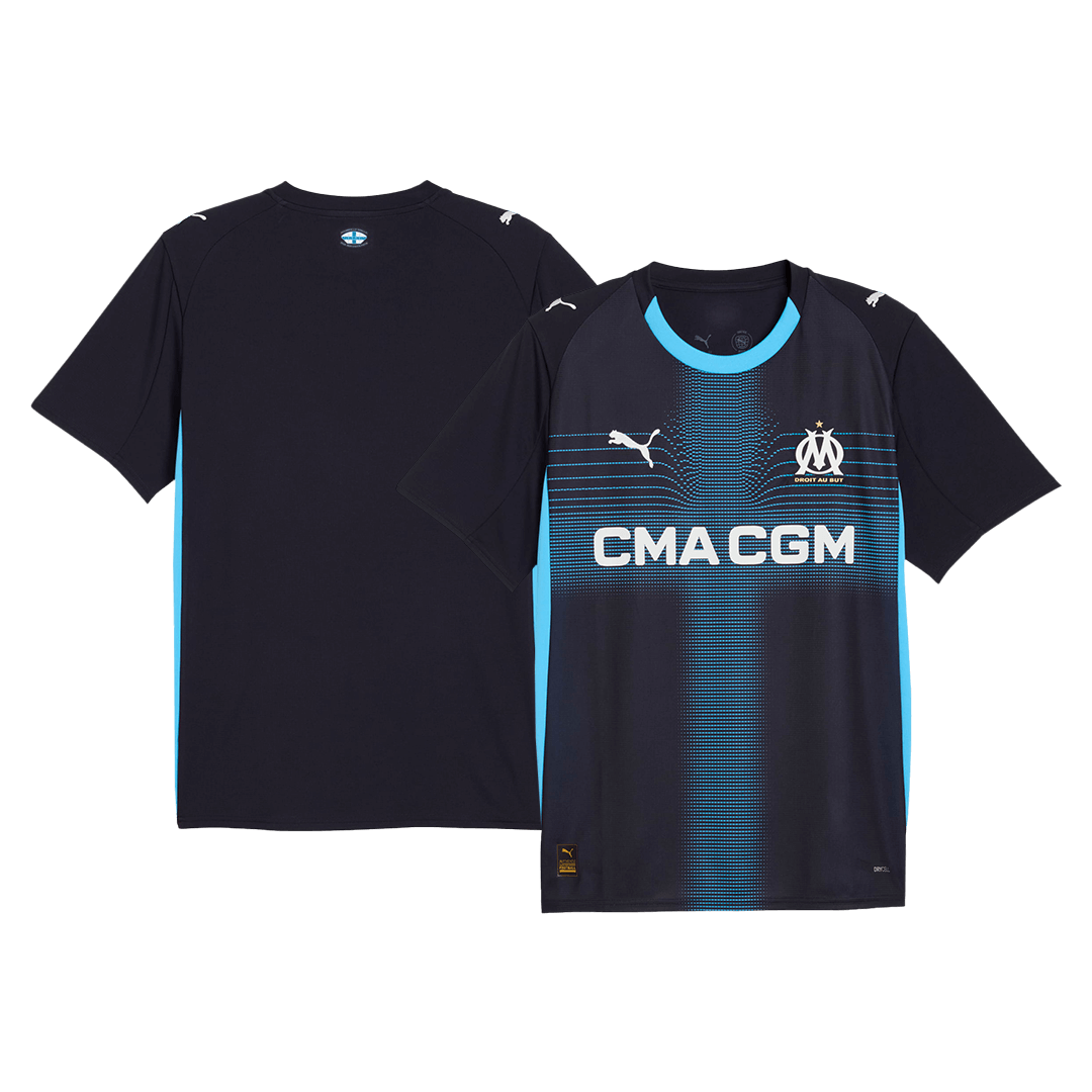 Camiseta de fútbol visitante del Marsella 25/26 azul marino