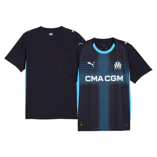 Camiseta de fútbol visitante del Marsella 25/26 azul marino